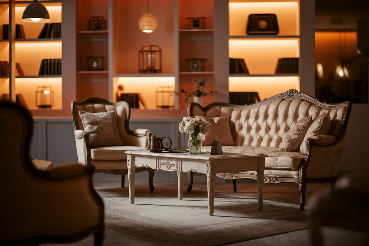 Déco Vintage Chic : 10 Idées Inspirantes pour un Salon Rétro