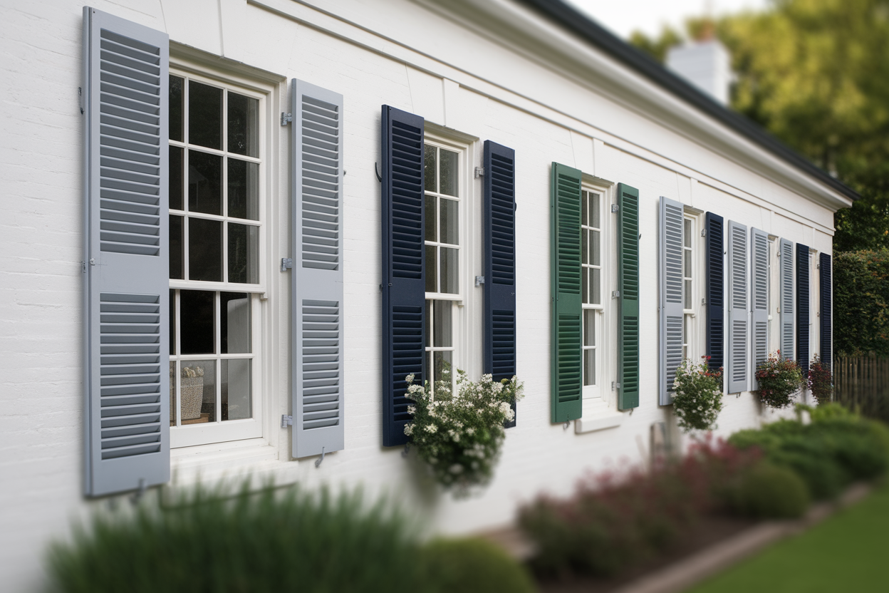Quelle Couleur de Volets pour une Maison Blanche ? Du Gris Anthracite aux Alternatives