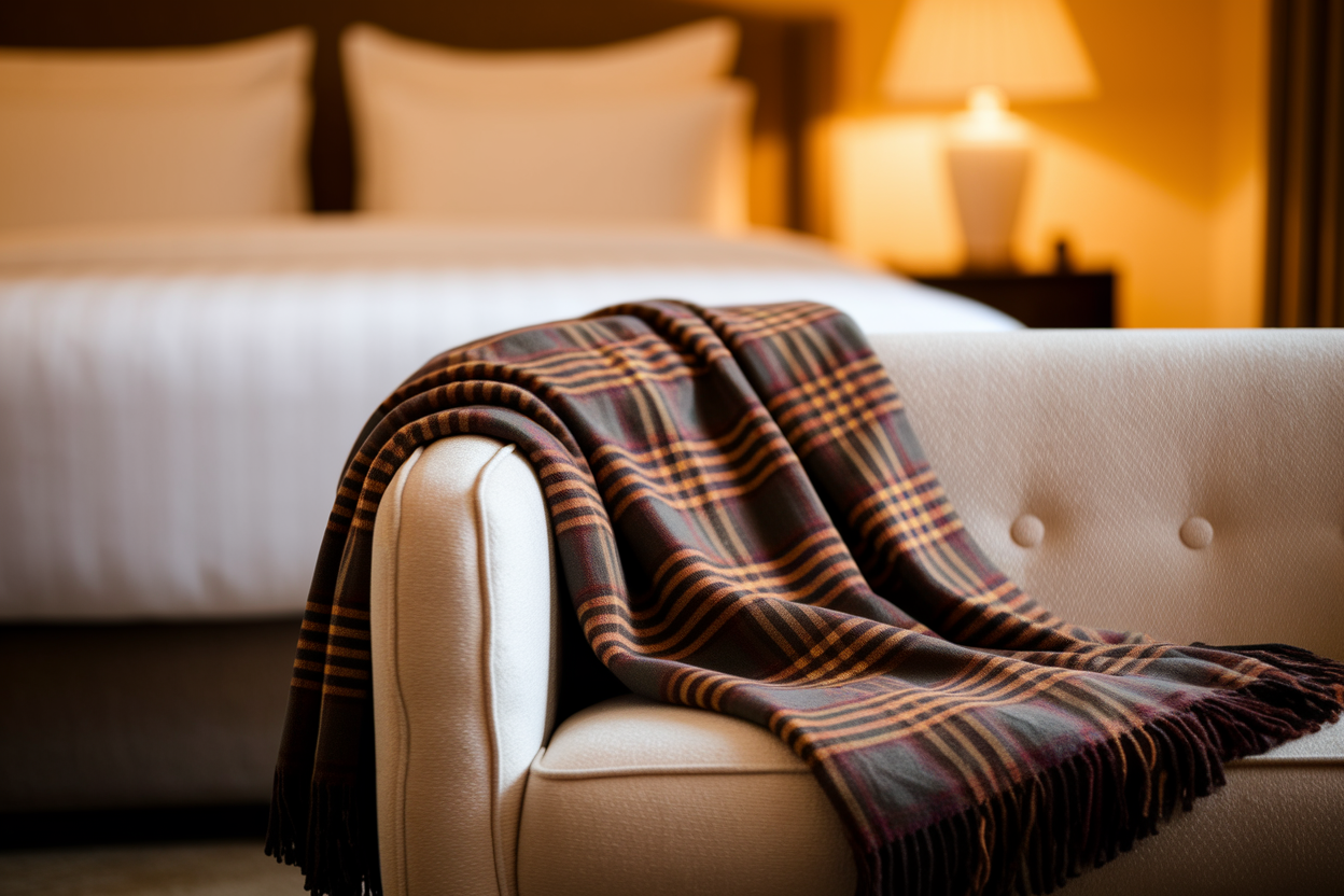 Plaid et Bouti : Élégance pour Canapé et Lit
