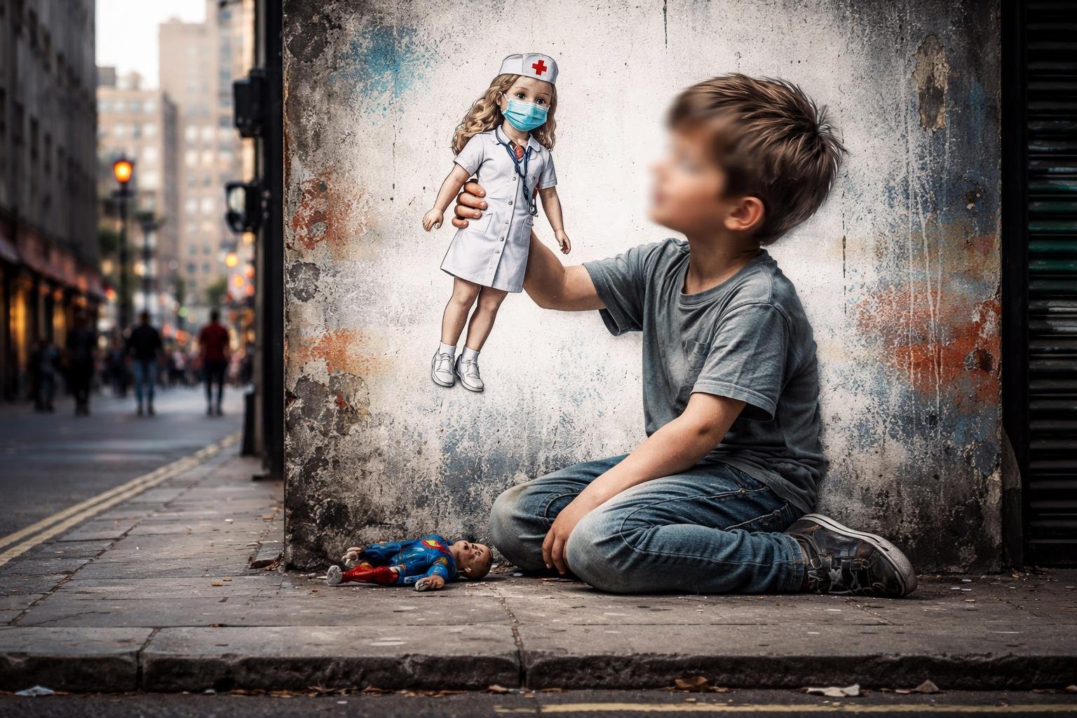 art-urbain-enfant-poupee-rue