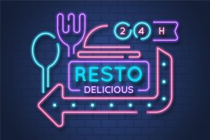 Pizzeria, coffee shop, crêperie : quel néon personnalisé pour quel restaurant ?